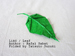 Origami Leaf, Author : Rafal Sabat, Folded by Tatsuto Suzuki